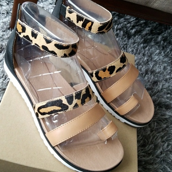 ugg leopard sandals